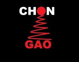Chon Gao, direct translation: Touch Glass or in our neck of the woods: Cheers! The logo was inspired by the lake view sunsets we got most days.