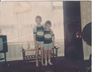 My first two sons Mark and Thomas - RIP Thomas.