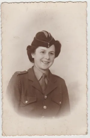 My mother serving in the war years. Having been involved in Ballet & Dance my mother ended up being a PT Instructor.