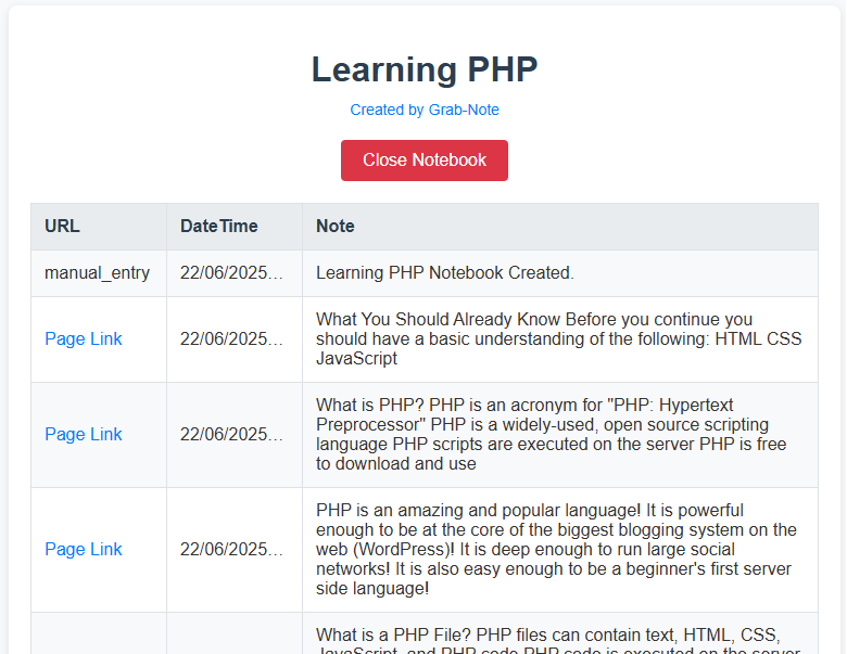 HTML Export