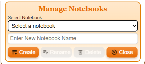 First Notebook